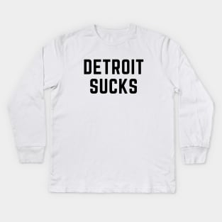 Detroit Sucks Lester Bangs Almost Famous Kids Long Sleeve T-Shirt